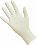 Перчатки смотровые латексные нестерильные опудренные, Bio-Gloves (Био-Главс) р. M (7-8) №1 гладкие 2400001225606