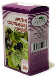 Листья смородины черной, сырье 30 г №1