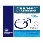 Сеалекс Силденафил, таблетки покрытые оболочкой пленочной 100 мг 1 шт